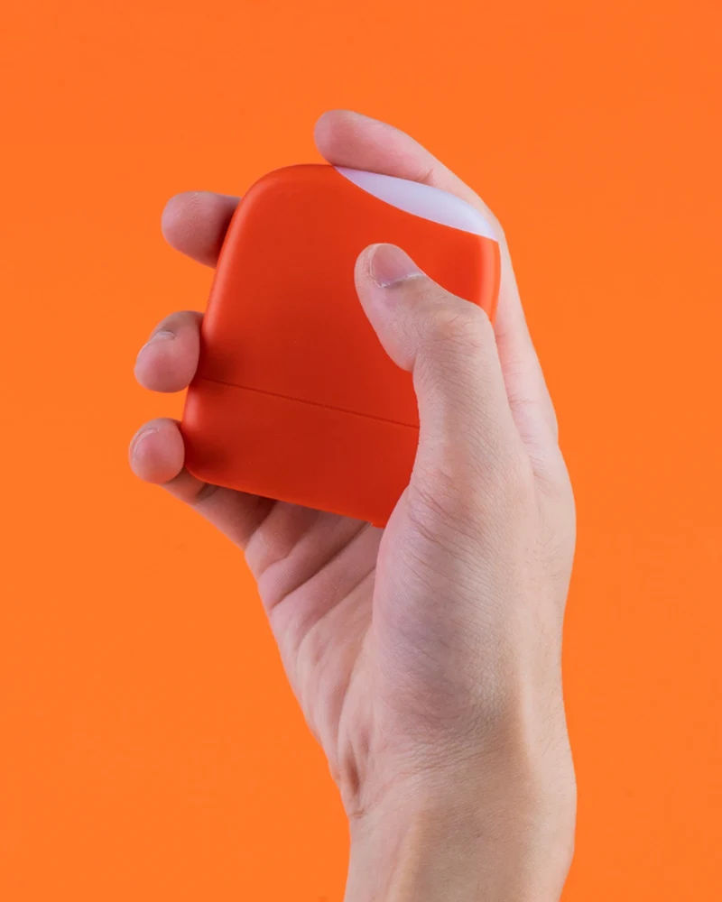 Chargeur-lampe de poche plastique recyclé ICE-P à personnaliser