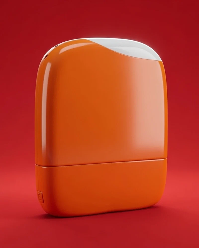 Chargeur-lampe de poche plastique recyclé ICE-P à personnaliser