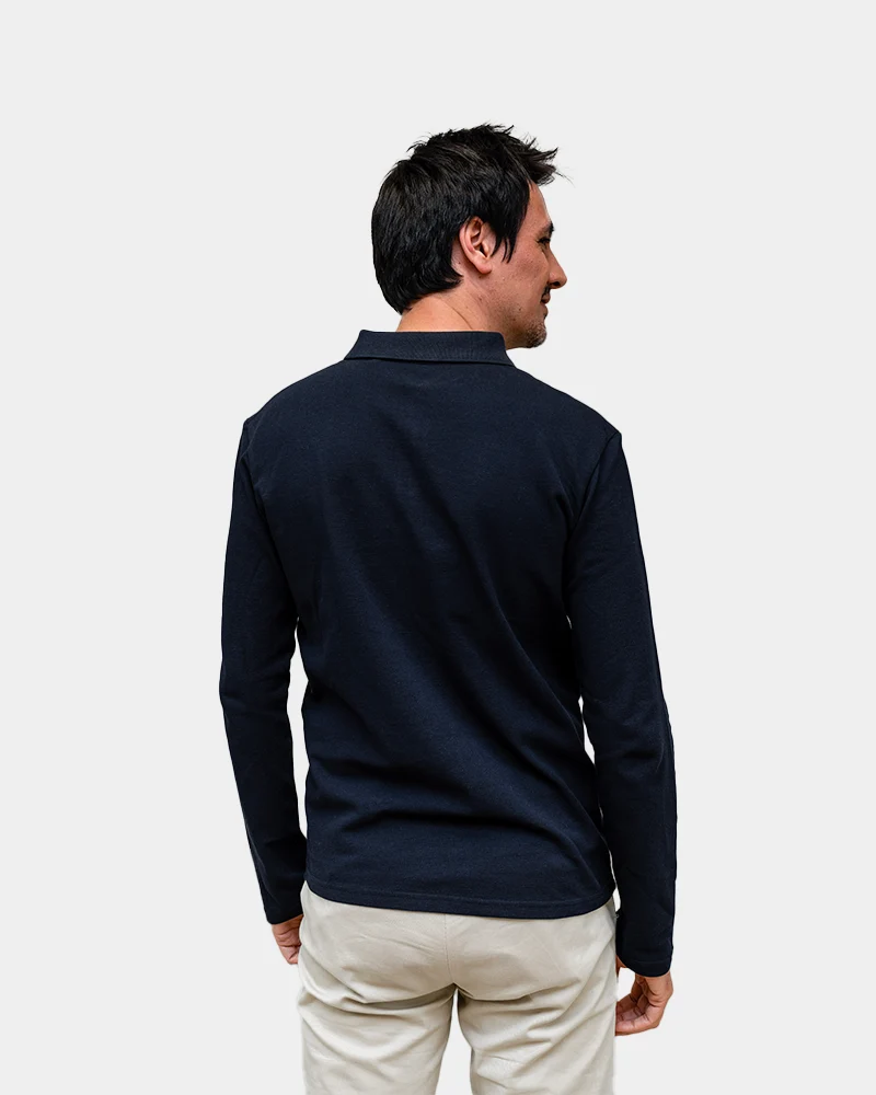 Polo Homme manche longue à personnaliser