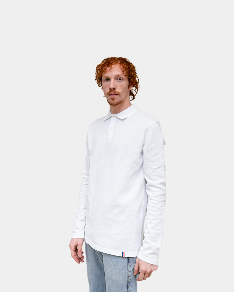 Polo Homme manche longue à personnaliser