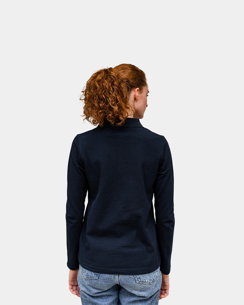 Polo Femme manche longue à personnaliser