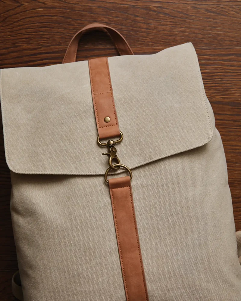 Sac à dos en toile recyclée Vinga Bosler 43 x 30.5 cm à personnaliser