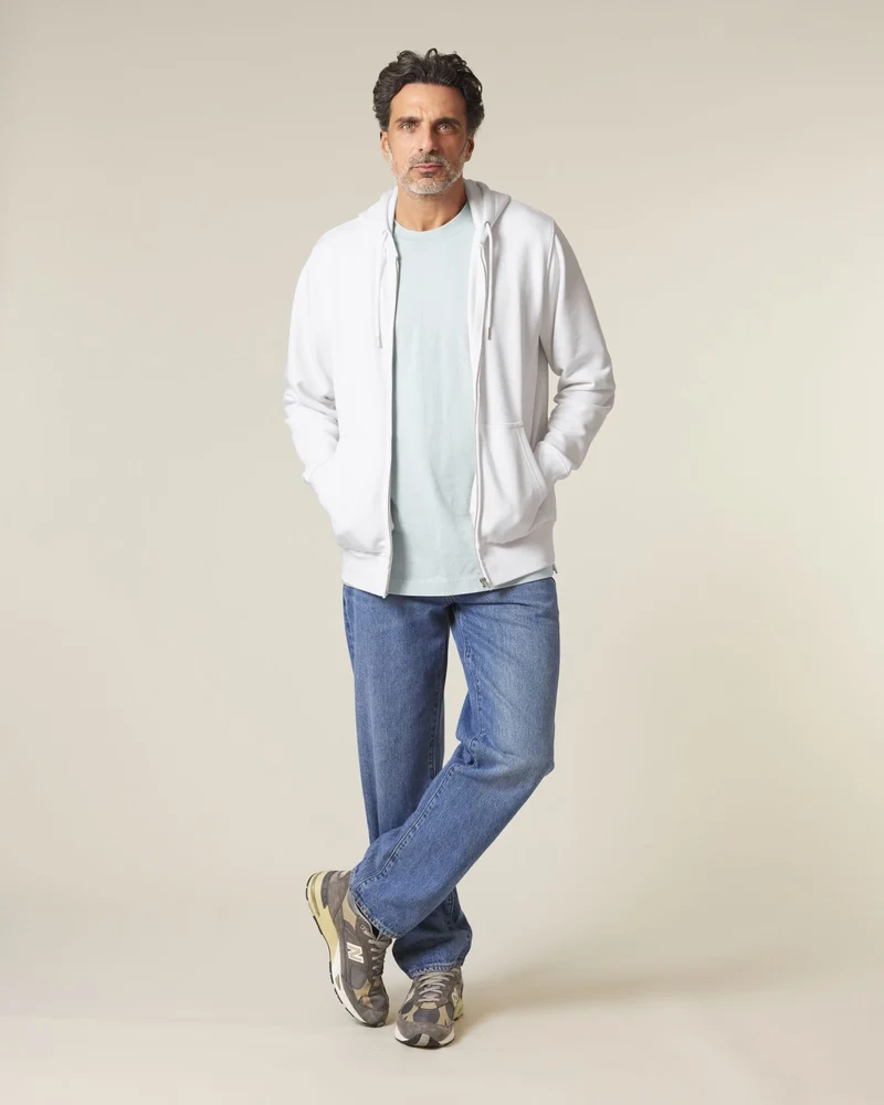 Sweat à capuche zippé coton bio Stanley/Stella 2.0 à personnaliser