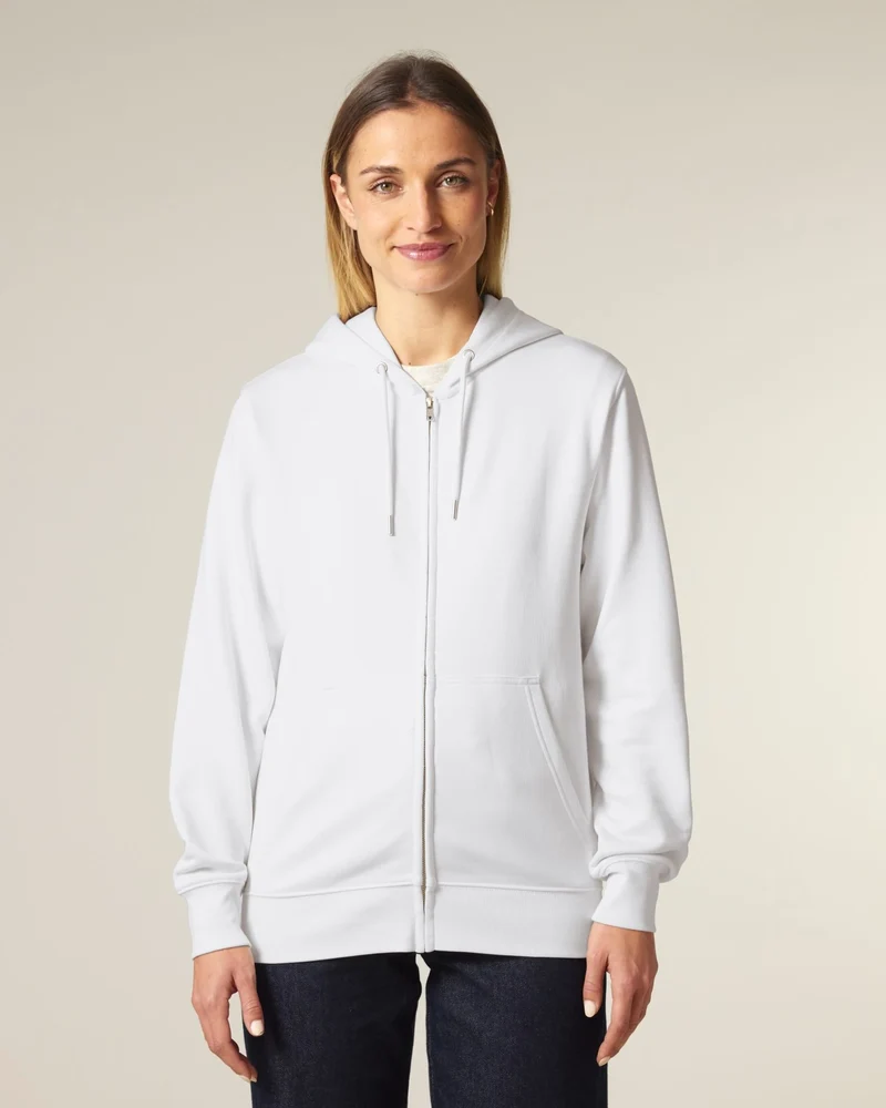 Sweat à capuche zippé coton bio Stanley/Stella 2.0 à personnaliser