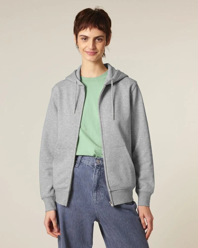 Sweat à capuche zippé coton bio Stanley/Stella 2.0 à personnaliser