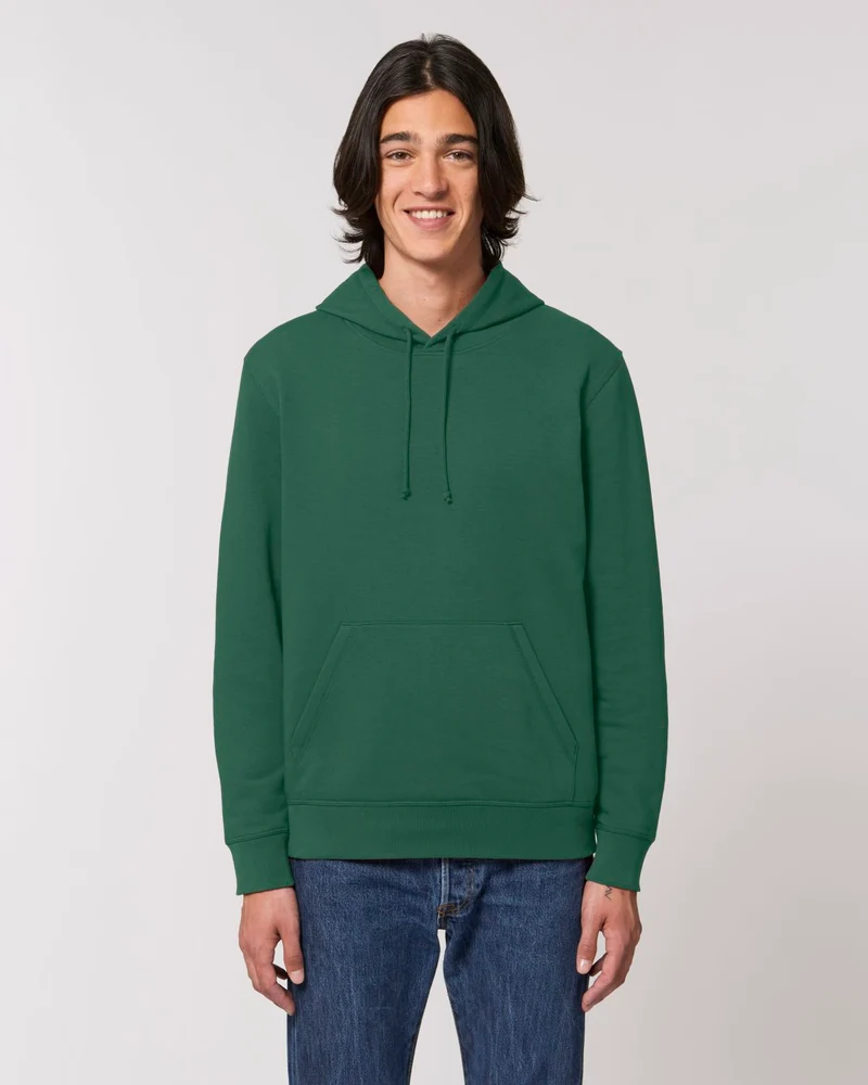 Sweat à capuche unisexe en coton bio personnalisable