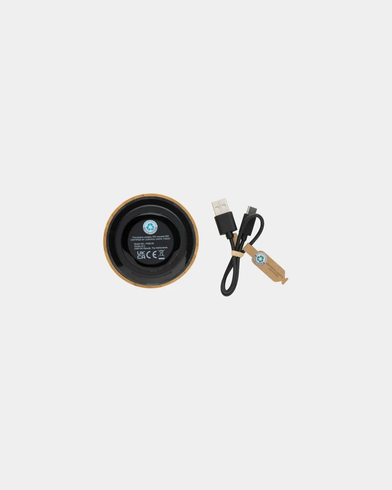 Enceinte 3W en bambou et ABS à personnaliser