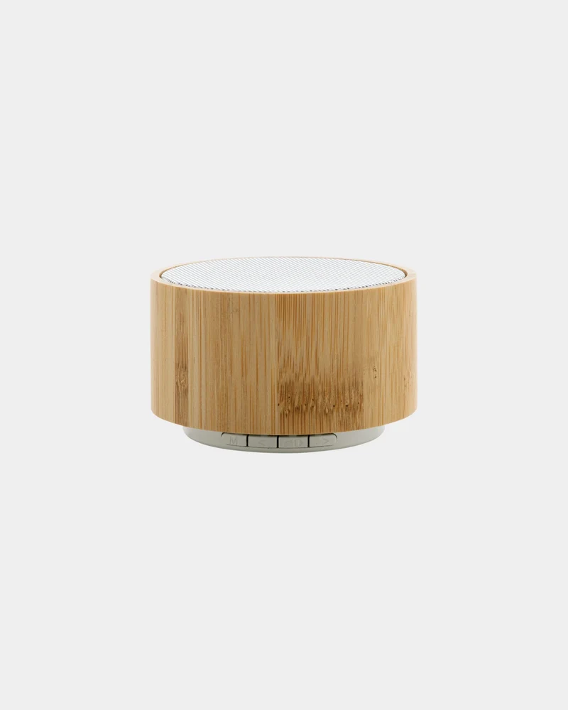 Enceinte 3W en bambou et ABS à personnaliser