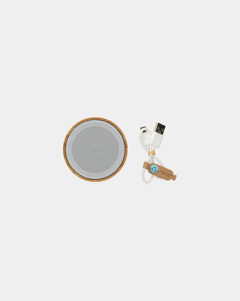 Enceinte 3W en bambou et ABS à personnaliser