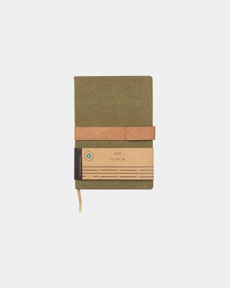 Carnet de notes recyclé Vinga RCS Bosler à personnaliser