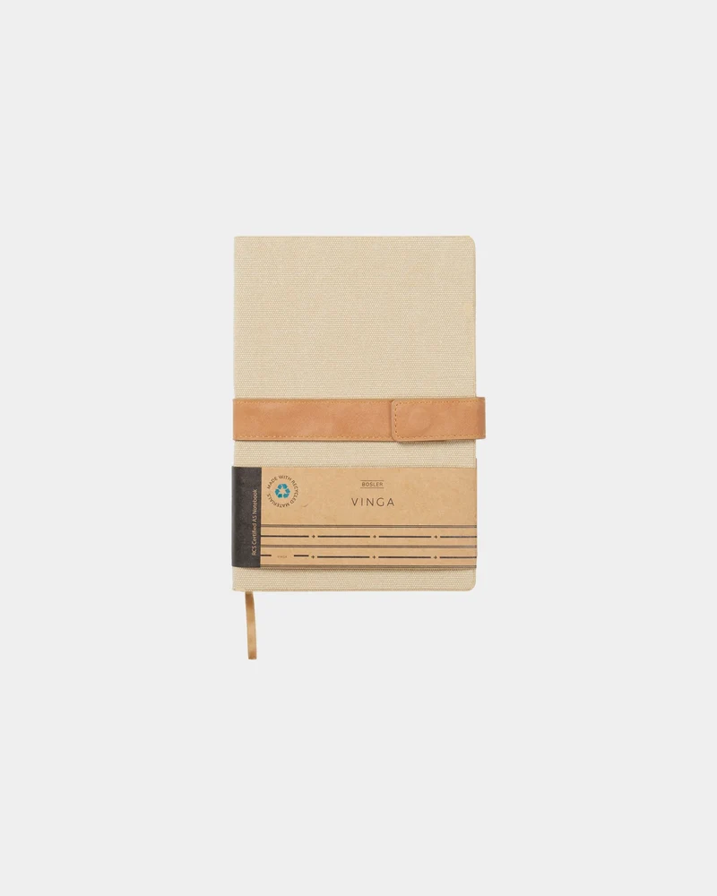 Carnet de notes recyclé Vinga RCS Bosler à personnaliser