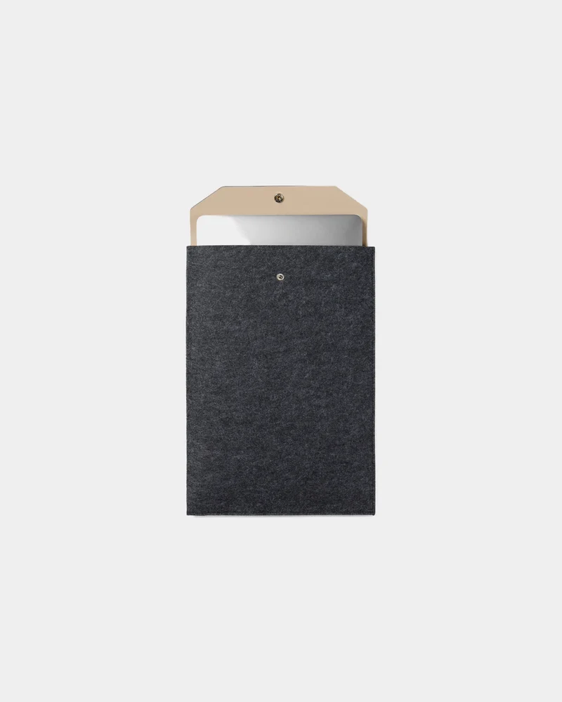 Pochette feutre recyclé Vinga Albon 15" à personnaliser