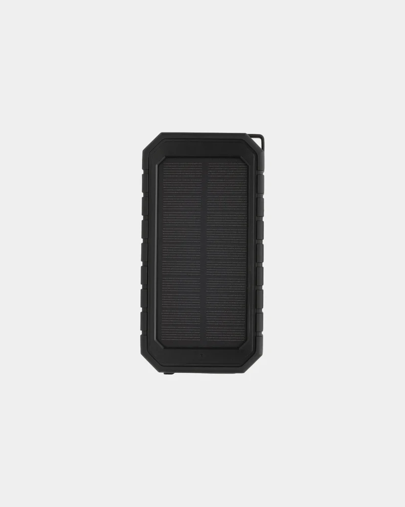 Powerbank solaire 10.000mAh et 10W en plastique recyclé à personnaliser