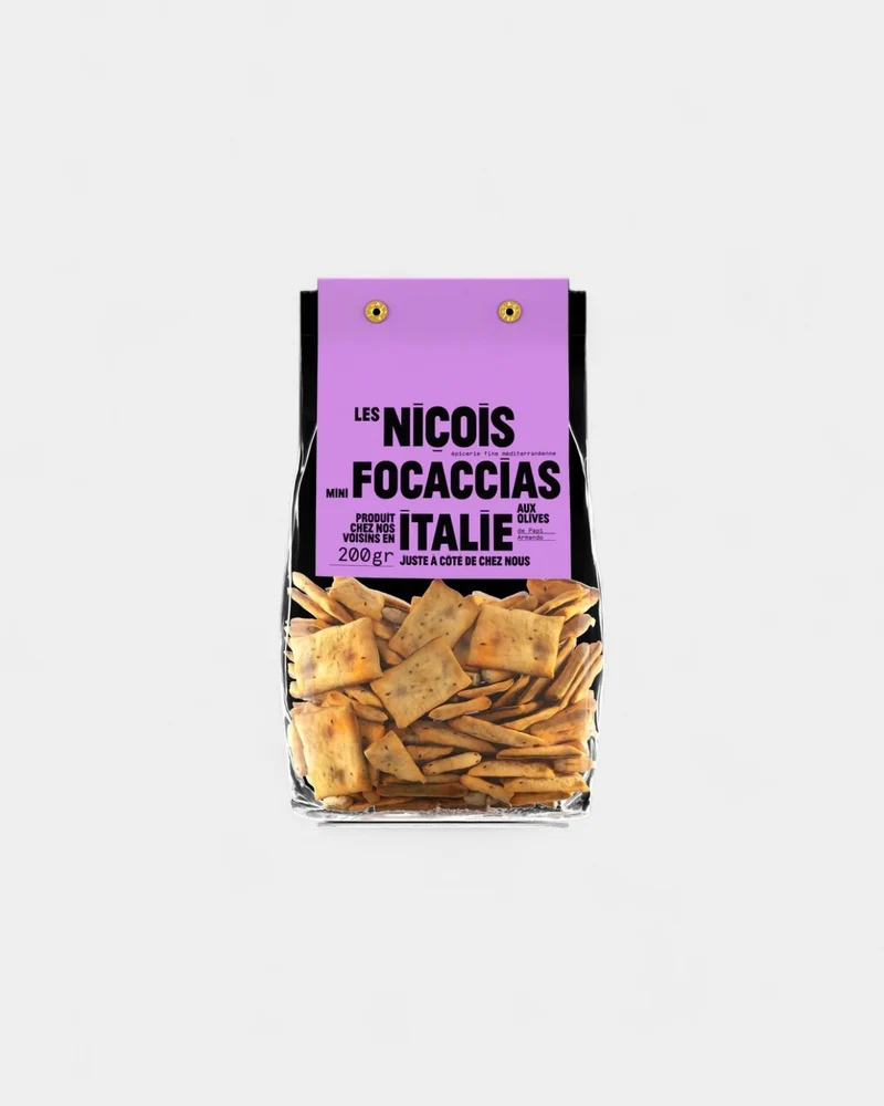 Mini focaccias personnalisable