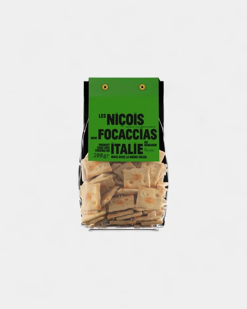 Mini focaccias personnalisable