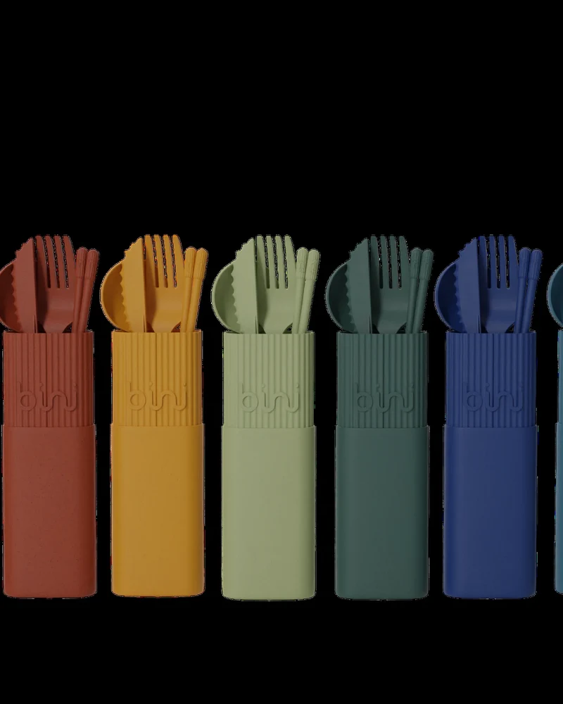 Kit de couverts bio-composite à personnaliser