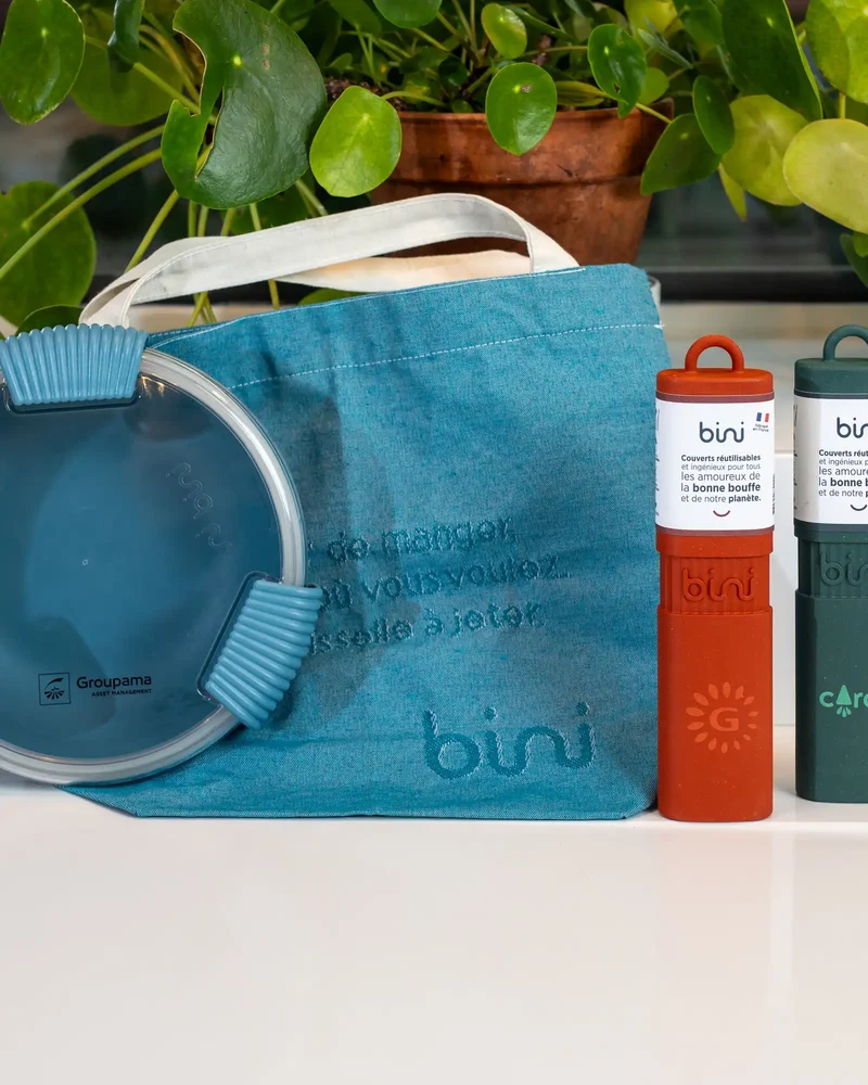 Kit de couverts bio-composite à personnaliser