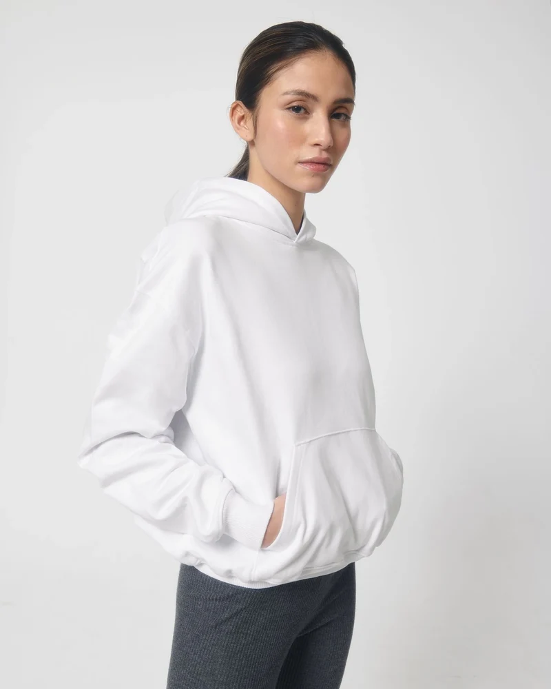 Sweat à capuche unisexe coton bio Stanley/Stella Cooper à personnaliser