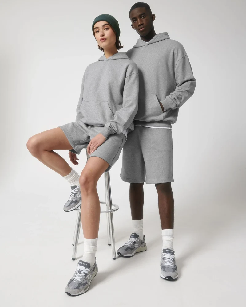Sweat à capuche unisexe coton bio Stanley/Stella Cooper à personnaliser