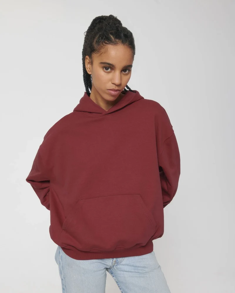 Sweat à capuche unisexe coton bio Stanley/Stella Cooper à personnaliser
