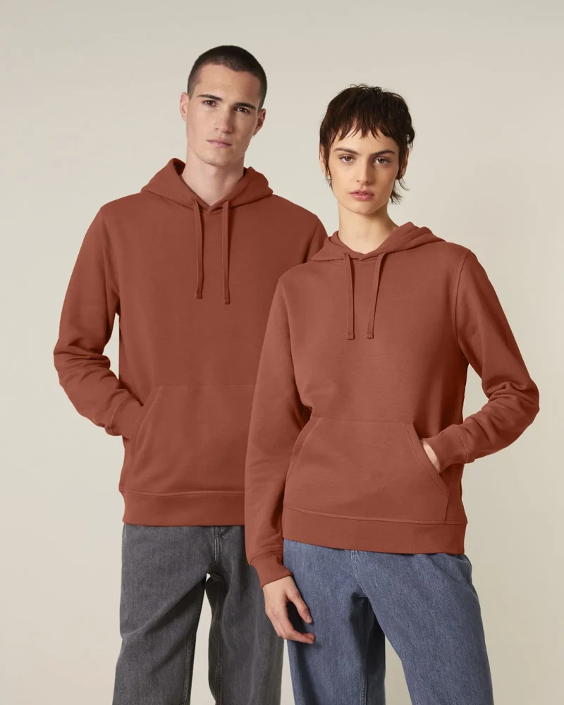 Sweat à capuche unisexe coton bio Stanley/Stella Drummer 2.0 à personnaliser