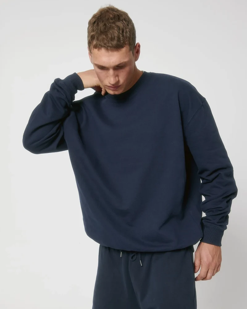 Sweat à col rond coton bio Stanley/Stella Ledger à personnaliser