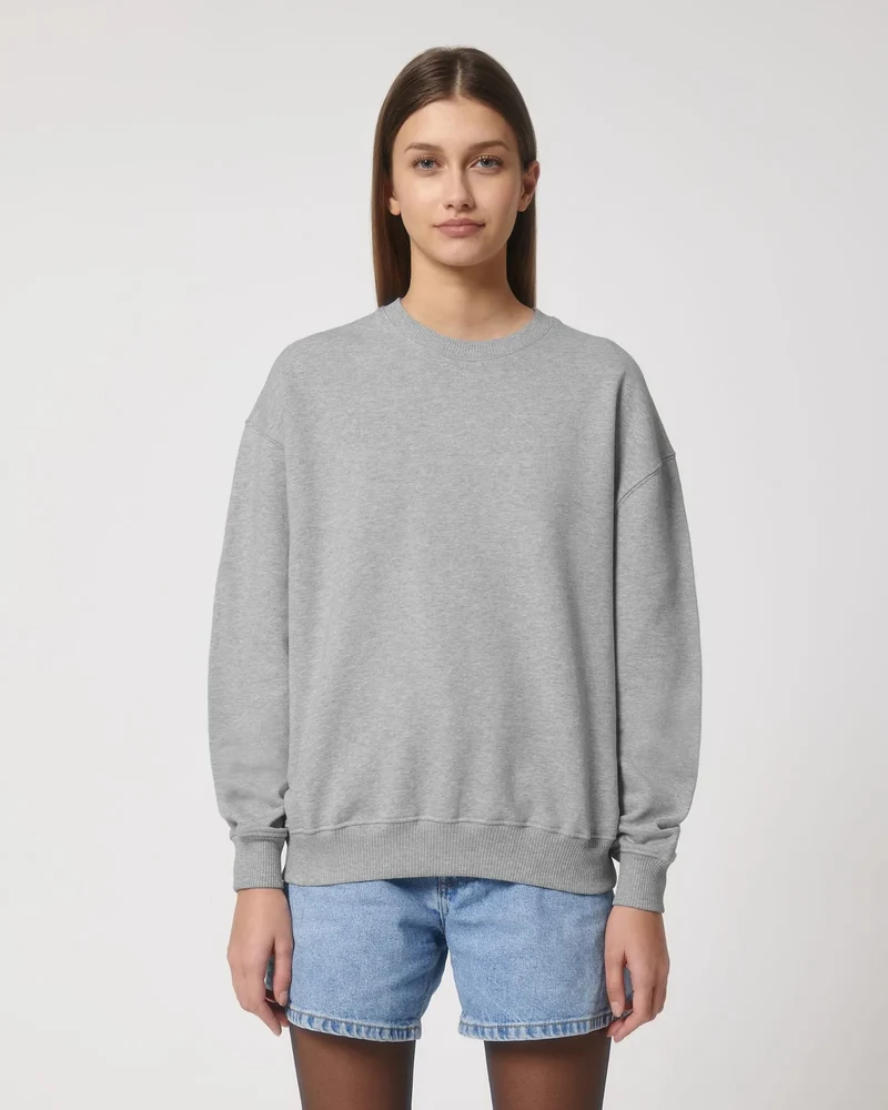 Sweat à col rond coton bio Stanley/Stella Ledger à personnaliser