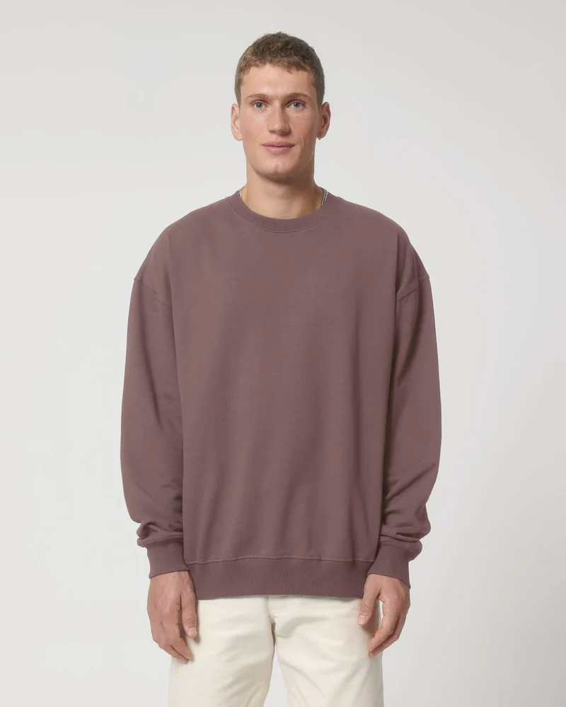 Sweat à col rond coton bio Stanley/Stella Ledger à personnaliser