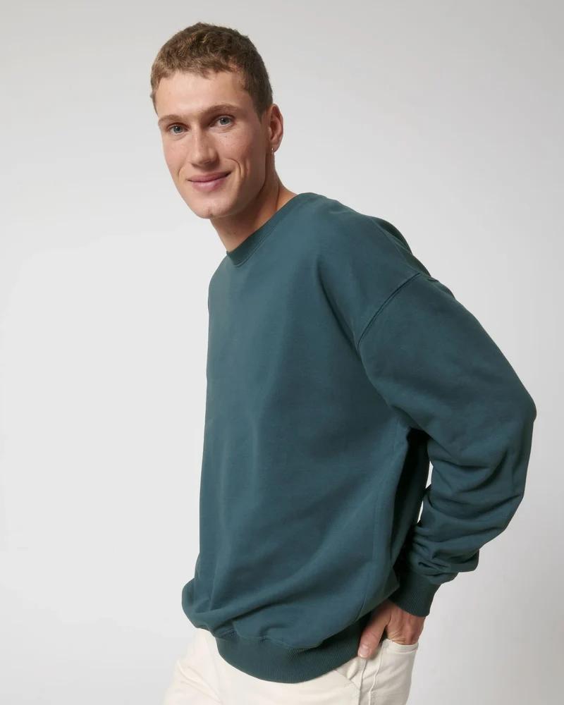 Sweat à col rond coton bio Stanley/Stella Ledger à personnaliser