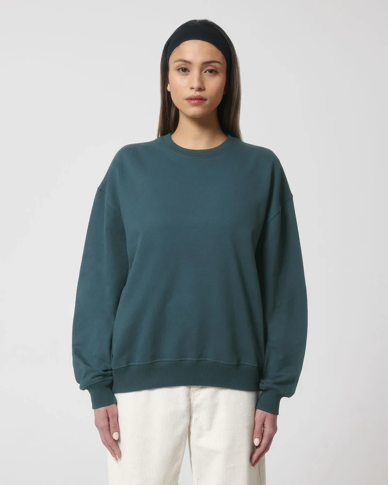 Sweat à col rond coton bio Stanley/Stella Ledger à personnaliser
