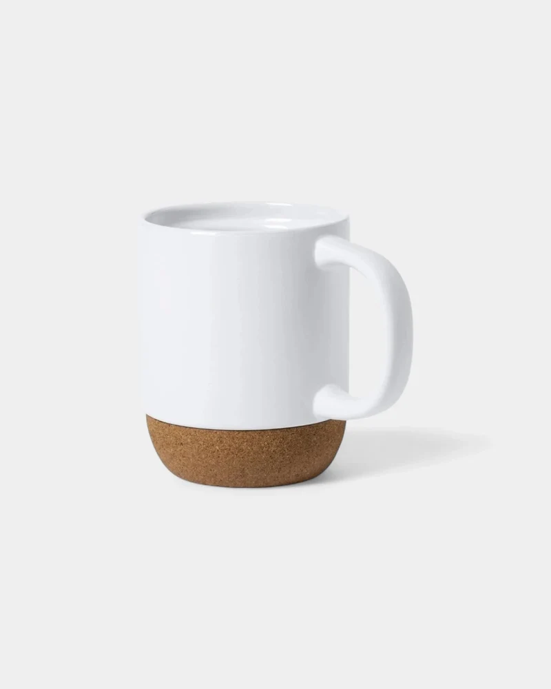 Tasse en céramique et liège naturel à personnaliser