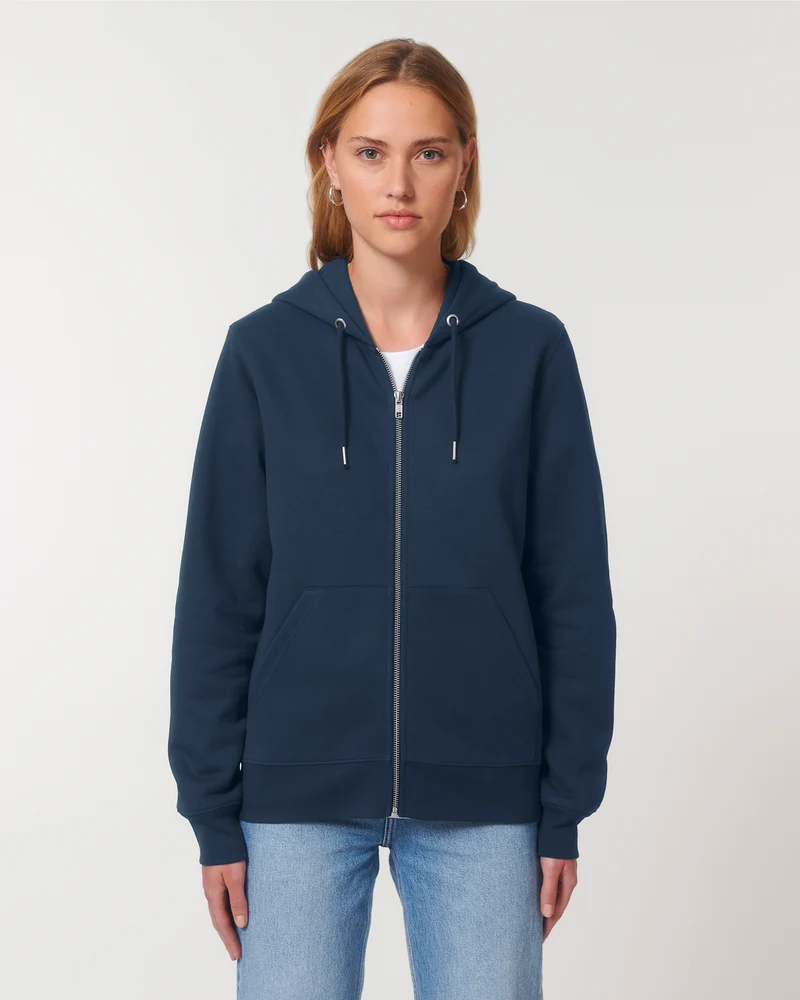 Sweat zippé épais à capuche unisexe personnalisable