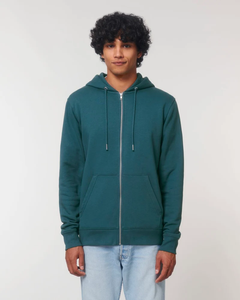 Sweat zippé épais à capuche unisexe personnalisable