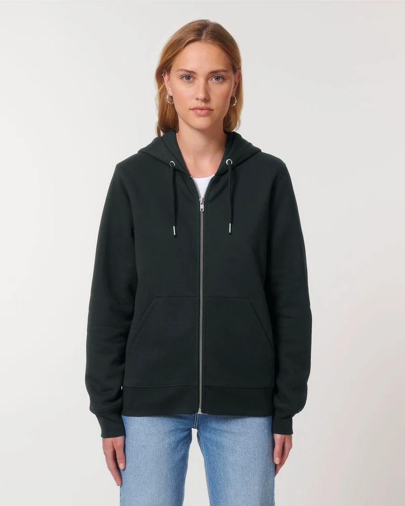 Sweat zippé épais à capuche unisexe personnalisable