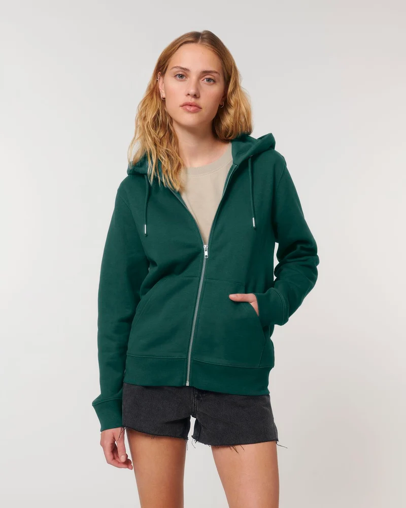 Sweat zippé épais à capuche unisexe personnalisable