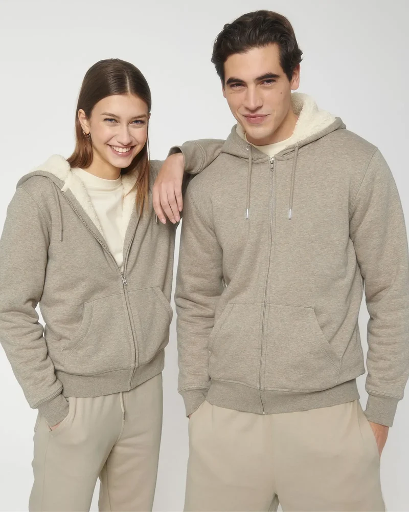 Sweat à capuche zippé unisexe Stanley/Stella Hygger à personnaliser