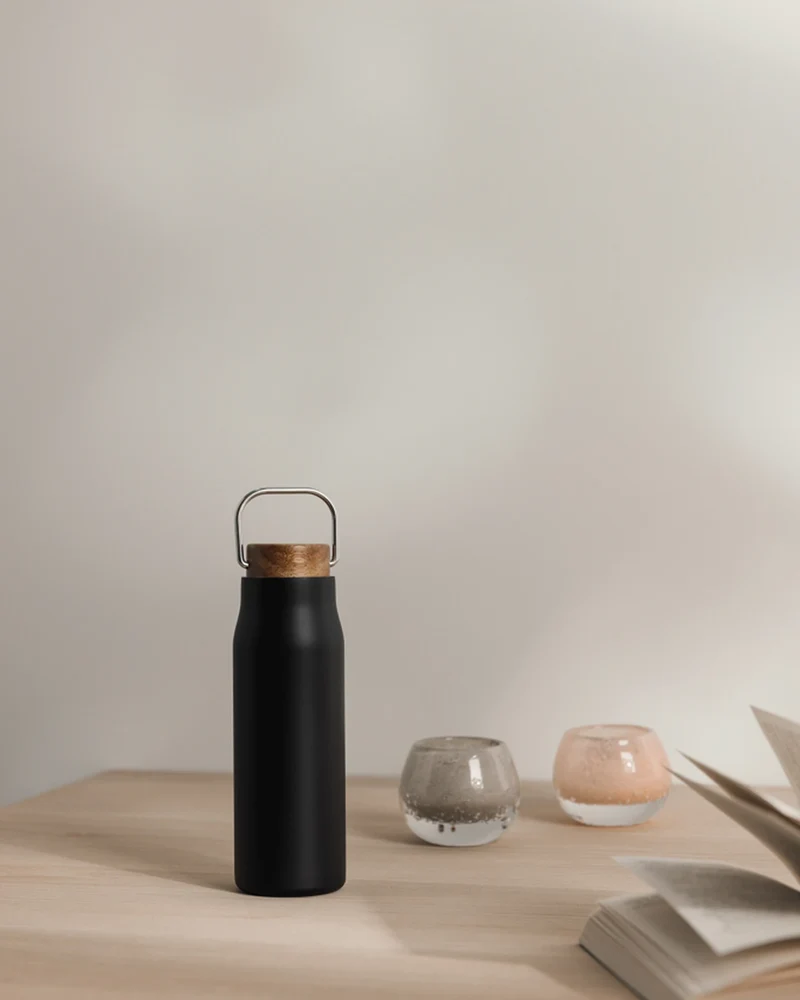Bouteille isotherme acier recyclé Vinga Ciro 300 ml à personnaliser