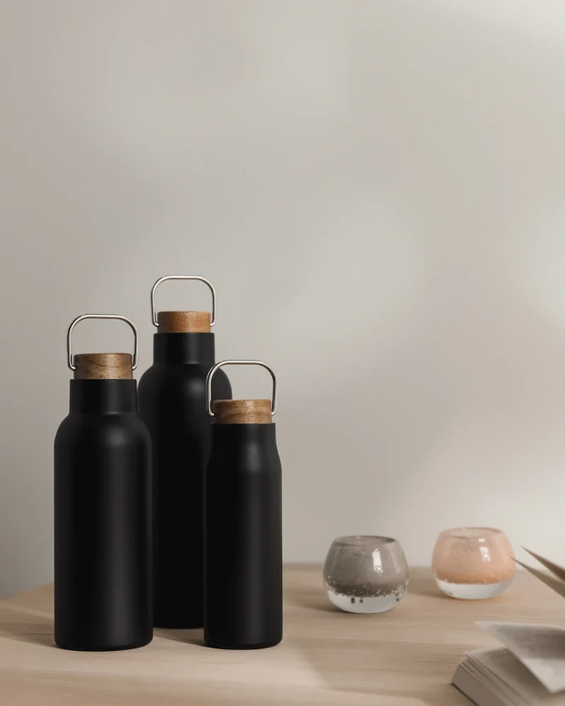 Bouteille isotherme acier recyclé Vinga Ciro 300 ml à personnaliser
