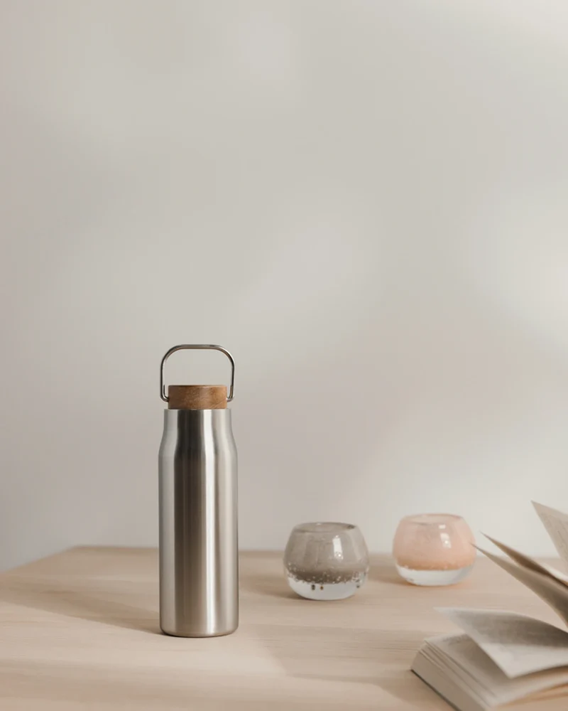 Bouteille isotherme acier recyclé Vinga Ciro 300 ml à personnaliser