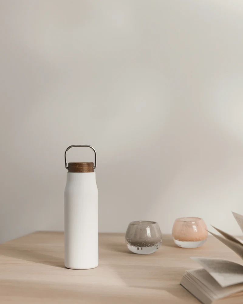 Bouteille isotherme acier recyclé Vinga Ciro 300 ml à personnaliser