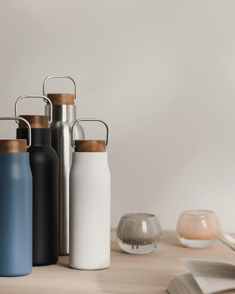 Bouteille isotherme acier recyclé Vinga Ciro 300 ml à personnaliser