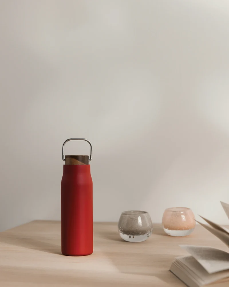 Bouteille isotherme acier recyclé Vinga Ciro 300 ml à personnaliser