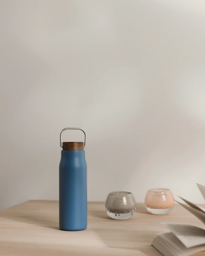 Bouteille isotherme acier recyclé Vinga Ciro 300 ml à personnaliser