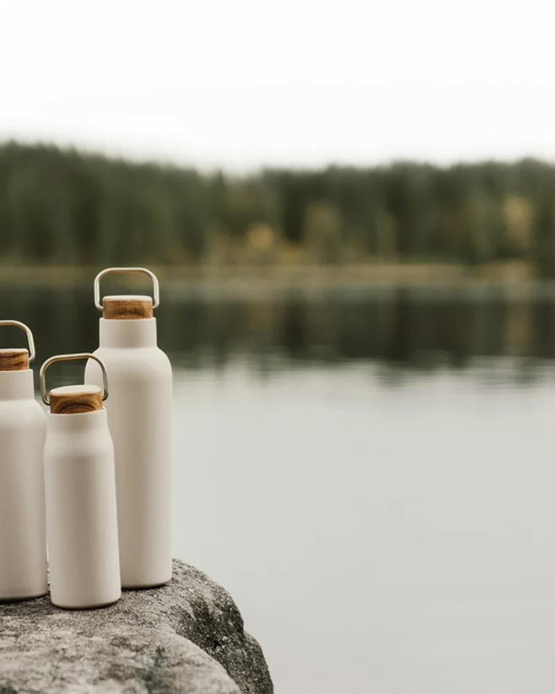 Bouteille isotherme acier recyclé Vinga Ciro 300 ml à personnaliser