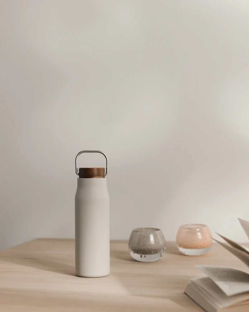Bouteille isotherme acier recyclé Vinga Ciro 300 ml à personnaliser