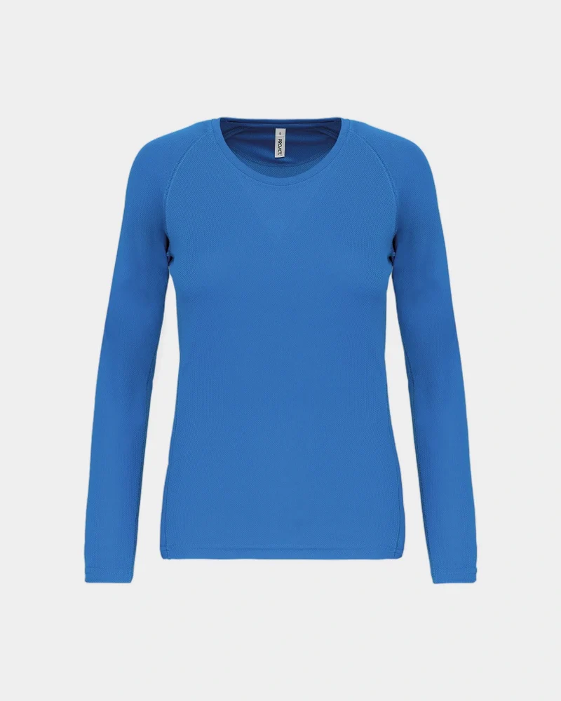 T-shirt de sport manches longues femme à personnaliser