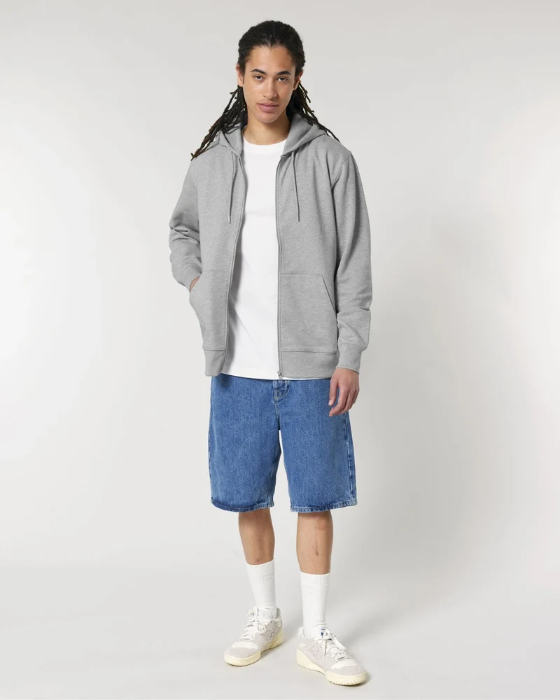 Sweat zippé unisexe coton bio Stanley/Stella Cultivator à personnaliser