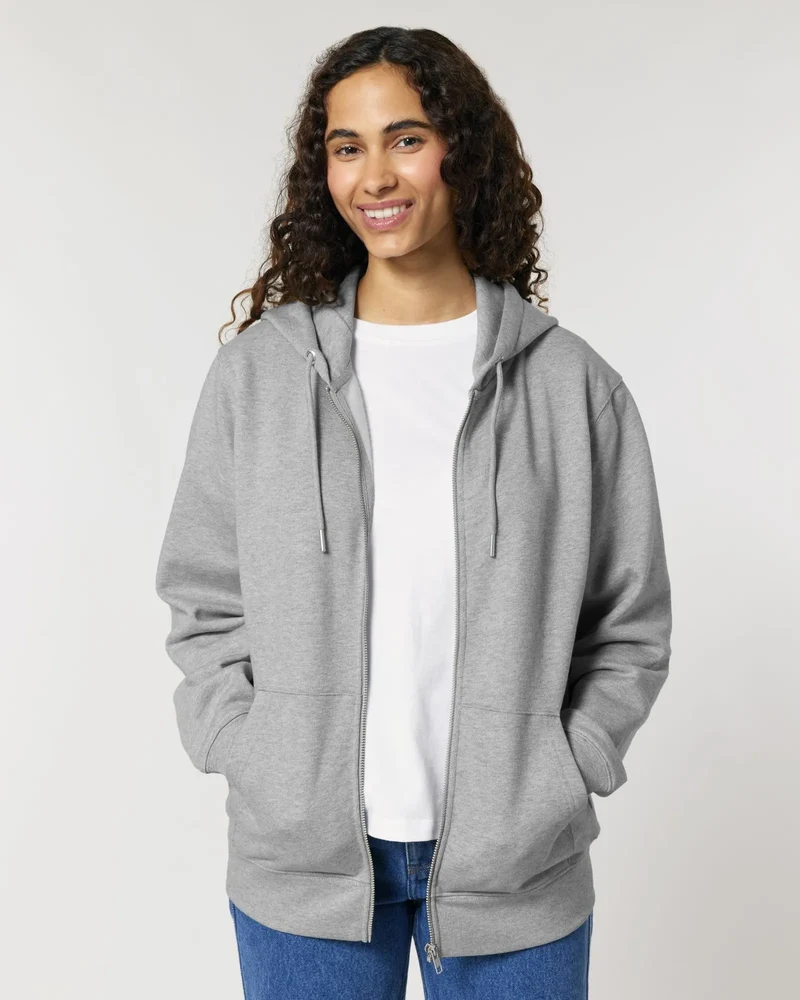 Sweat zippé unisexe coton bio Stanley/Stella Cultivator à personnaliser