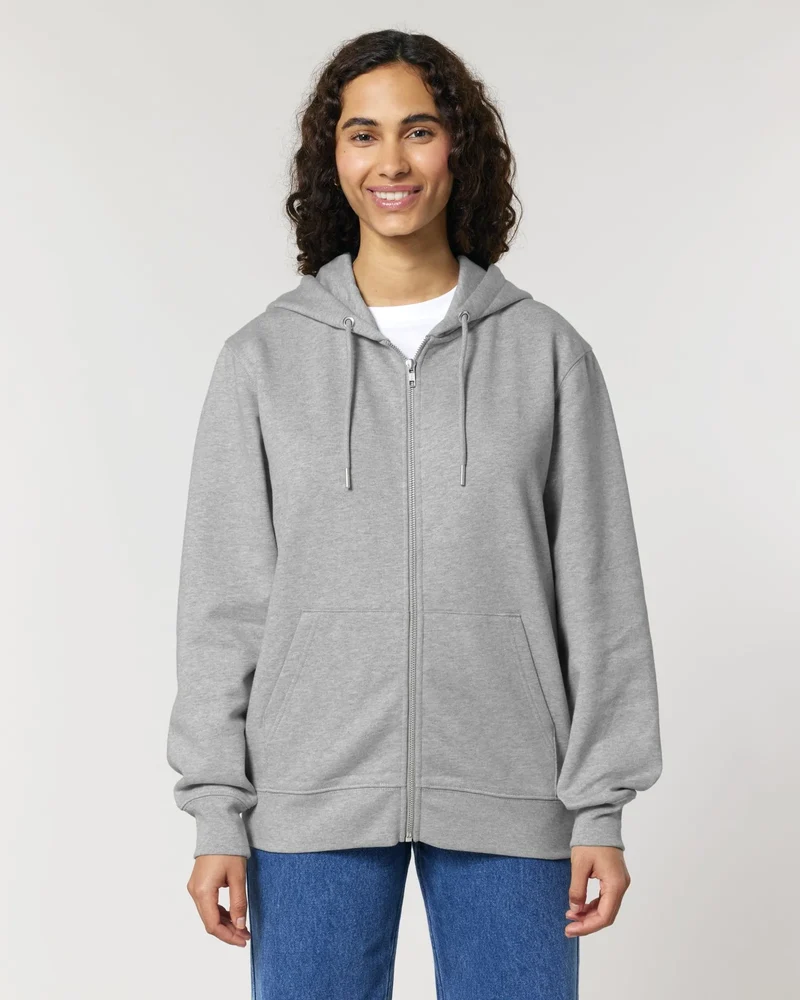 Sweat zippé unisexe coton bio Stanley/Stella Cultivator à personnaliser