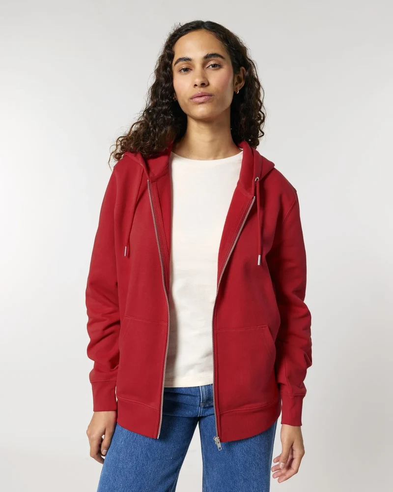 Sweat zippé unisexe coton bio Stanley/Stella Cultivator à personnaliser